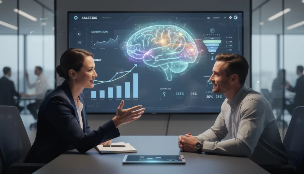 un homme et une femme discutent de stratégies autour d'un bureau un homme et une femme discutent de stratégies autour d'un bureau